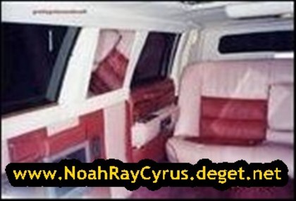 Inside Of Miley's Limo