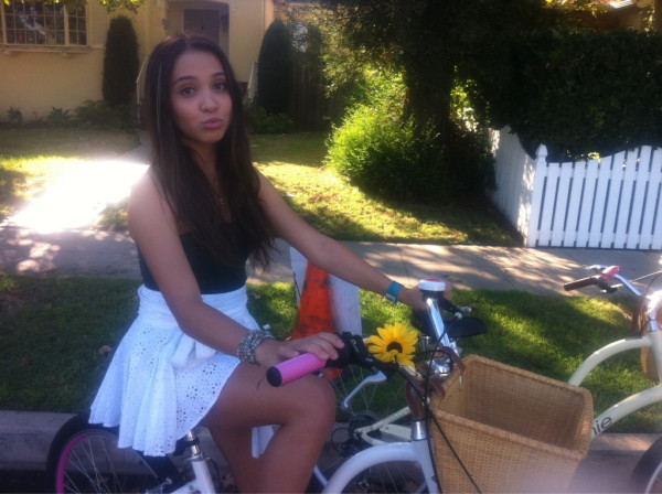 Bike riding with @SammiHanratty1 (;