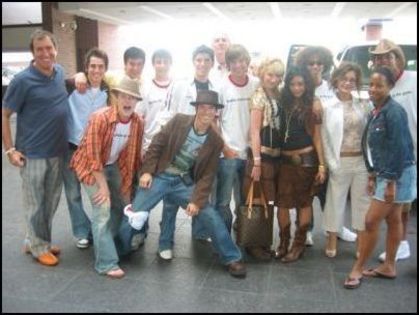 hsm 9; all of us guys agen at the airport
