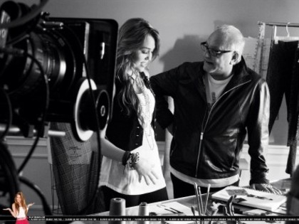 Miley Cyrus and Max Azria for Walmart-Behind The Scenes - Miley Cyrus and Max Azria for Walmart-Behind The Scenes
