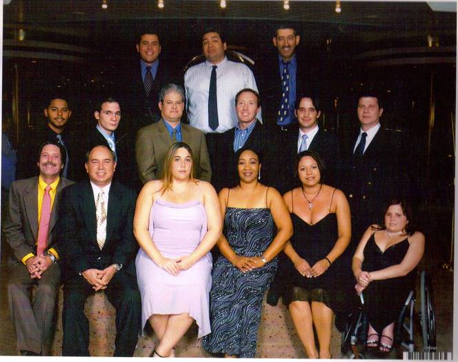 foto en el cruzero con el grupo ganador 2007 bahamas