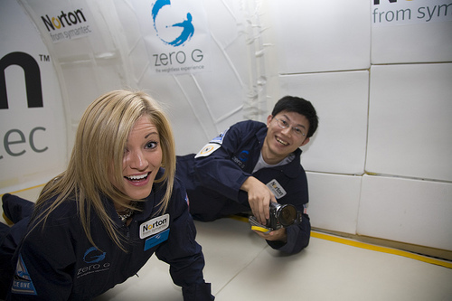 Zero gravity is awesome