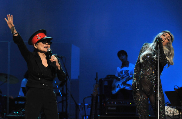 Photo-12 - Me with Yoko Ono s Band