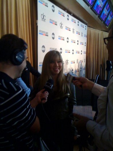 Standing in the press line