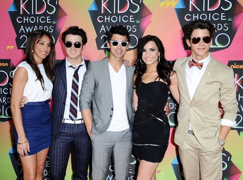 with jonas - Attends 2010 Kids Choice Awards