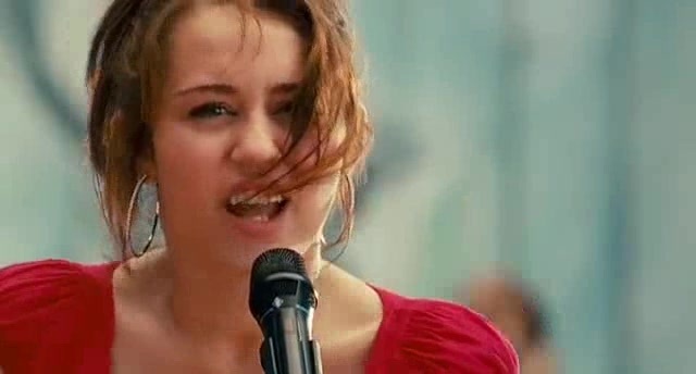 milezzy (9) - miley cyrus in hannah montana the movie singing the climb