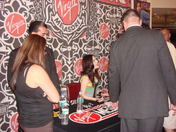 Me at the iCarly Record Signing at the Virgin Megastore in Times Square - NYC June 2008