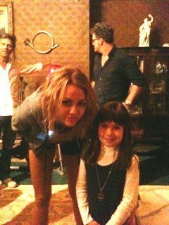 with a little fan