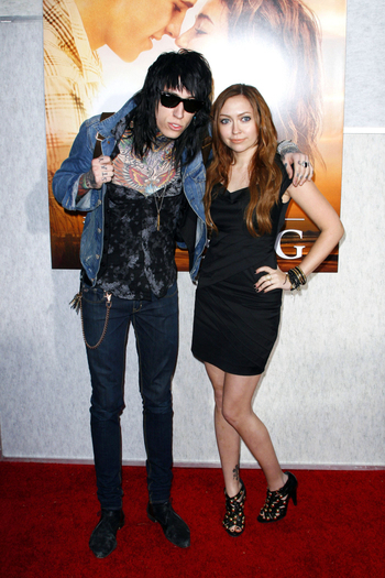 Brandi and Trace at the last song premiere