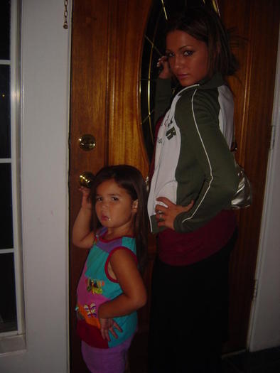 Oo were models! lol.. me and my lil sis Madison - about my sis Mandy