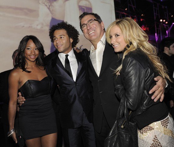 with Monique Coleman, Corbin Bleu & Kenny Ortega