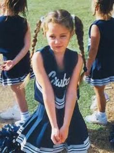 I love being a cheerleader - When I Was A Little Girl