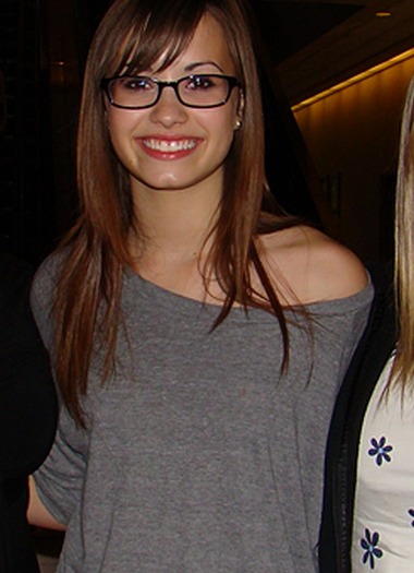 with glasses