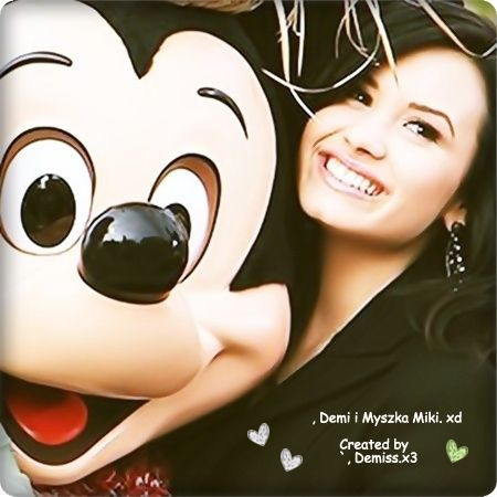 At Disneyland_Demi