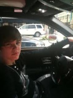 4 - Justin Bieber driving