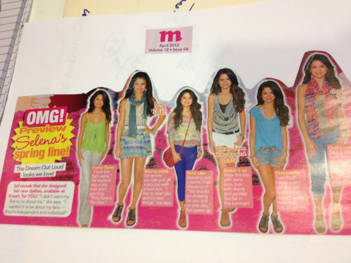 Check out April\'s M Magazine for an amazing Spring Dream Out Loud spread!!