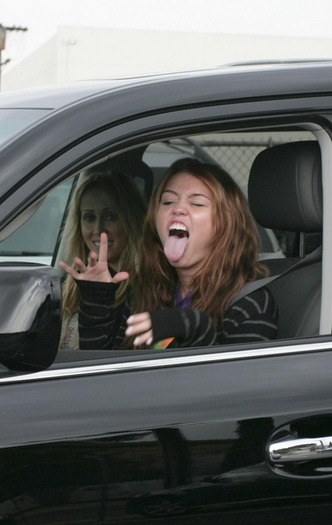  - MILEY CYRUS IS HAPPY TO BE DRIVING