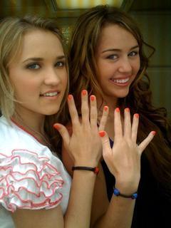 e and emily ..pedicure