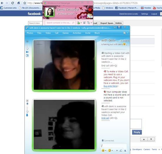 at web cam with sel