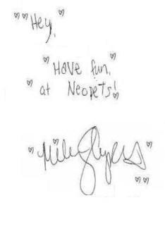  - My autographs