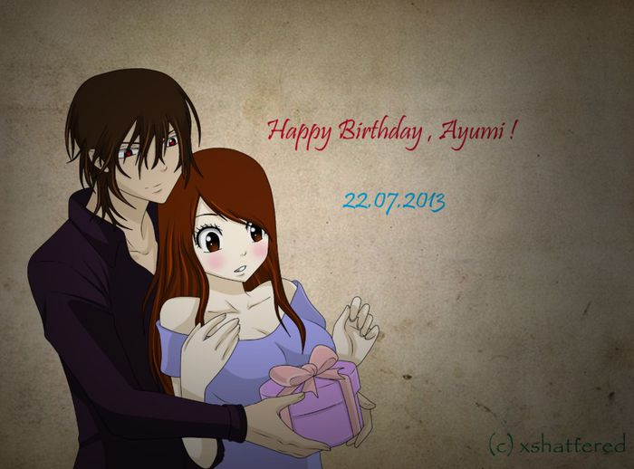 happy birthday ayumi
