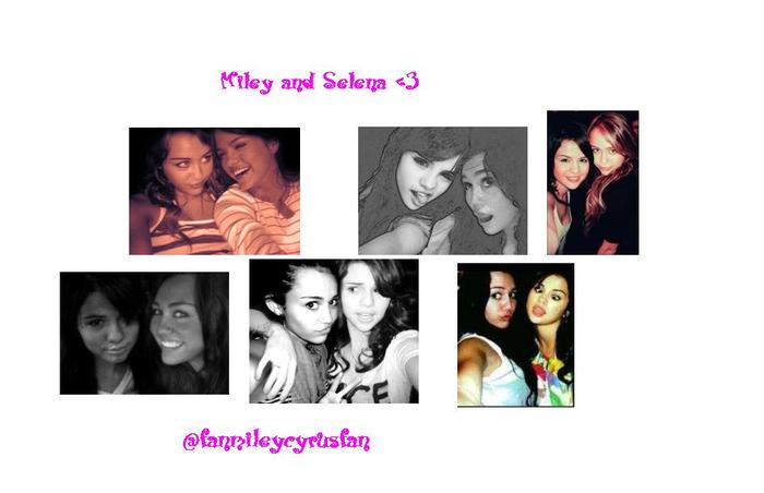 miley and sel - miley and selena