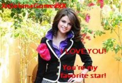  - protections for my favorite star is Selena Gomez