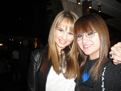 me and debby - 0 0 Nylon Young Hollywood Party
