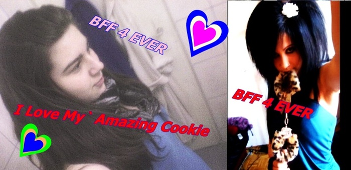 Me And My amazing cookie _ by lucy