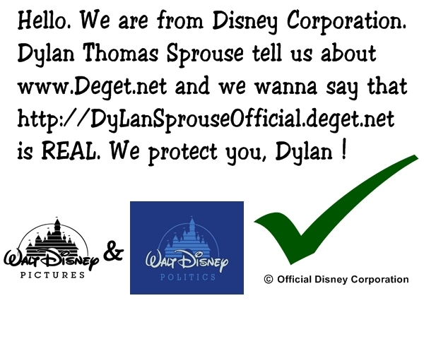 DyLanSprouseOfficial.deget.net - I am protected by Disney