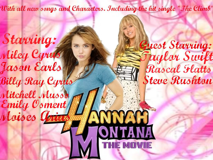 HannahMontanaTheMoviePromoPoster - Hannah Montana