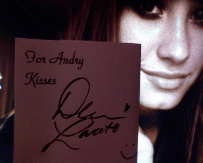 From Demi - AuToGrApHs