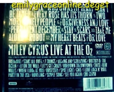 back cover - 00Miley Cyrus Cant Be Tamed back cover OFFICIAL