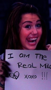 I am the real Miley!xoxo
