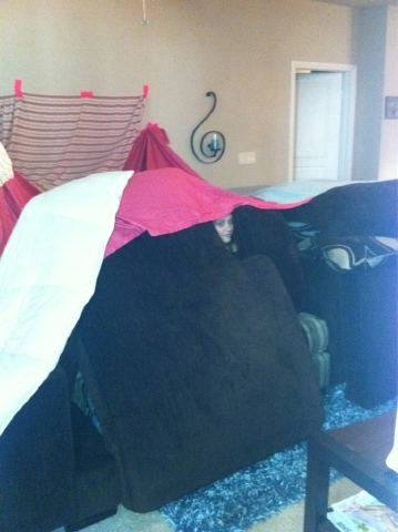 Our fort :) - We got swagg - x