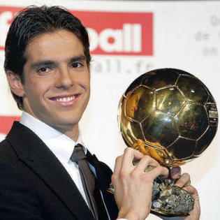 Kaka; Yes it is just as serious a player won the gold ball for me is a serious guy and if he will go and w
