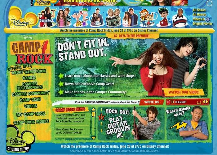 page - Camp Rock Official Site Screencaps
