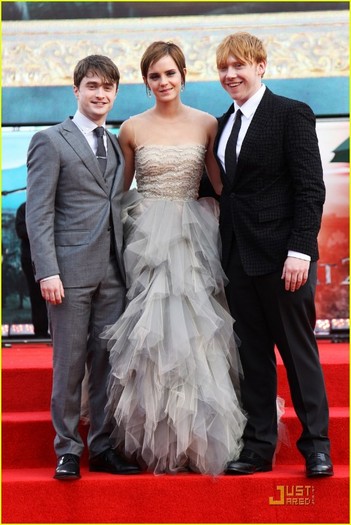 Dan,Em & Rup - xx - HP7 Part 2-London Premiere - xx