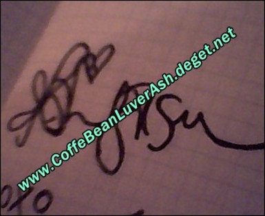 my autograph