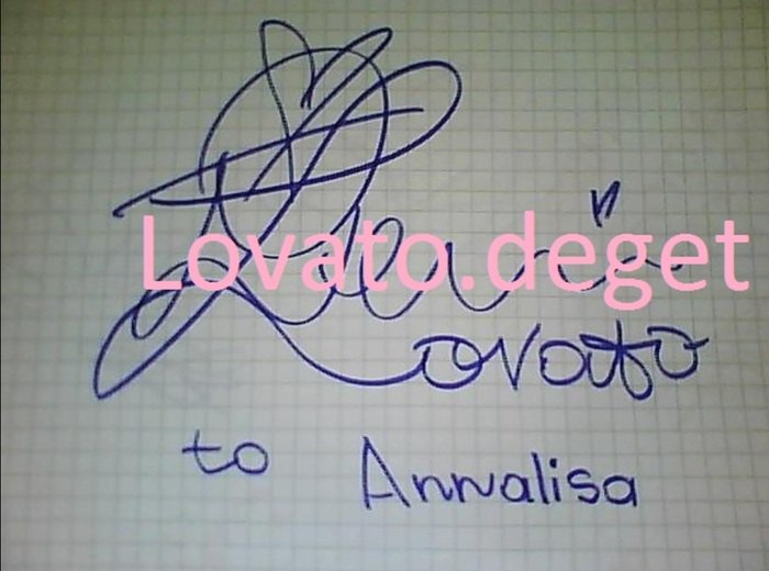 To Annalisa