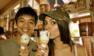 This is one of my favorite pictures of @osricchau & I. It was taken in an old ice cream popcorn shop