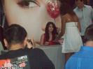 Selena Gomez CD signing