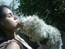 Con Rosetta, mi perrita! Me queria besar .. JaJa