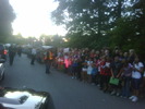 Our fans are incredible... This was how many people showed up outside of where we were shooting toda