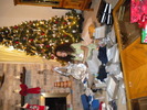 Christmas morning opening presents