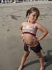 en la playa