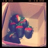 Yummy!My favorite chocolate covered strawberries .I love it!