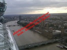 At the top of The London Eye.