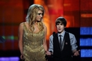 the 52nd Annual GRAMMY Awards - Show JUSTIN BIEBER AND KESHA (3)