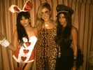 last night ivey, natalie & i went to paris & nicky\'s halloween up in the hollywood hills.. they had